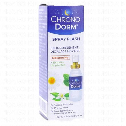 BIOCODEX ChronoDorm - Spray sublingual endormissement et d&eacute;calage horaire 30ml