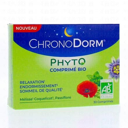 BIOCODEX ChronoDorm - Phyto bio relaxation endormissement 30 comprim&eacute;s
