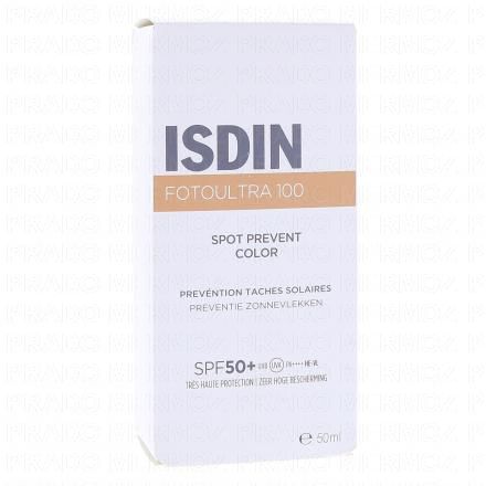 ISDIN FotoUltra - Spot Prevent Cr&egrave;me Solaire Teint&eacute; Color SPF50+ 50ml