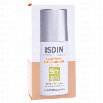 ISDIN Fotoprotector Fusion Water Magic Repair - Crème solaire Teintée SPF50 50ml