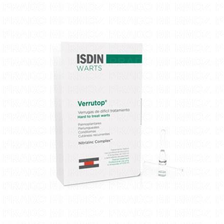 ISDIN Warts Verrutop - Verrues Cutanées et Condylomes x4 Ampoules