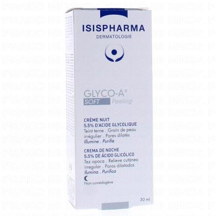 ISISPHARMA Glyco-A Soft Peeling Cr&egrave;me de nuit 30ml
