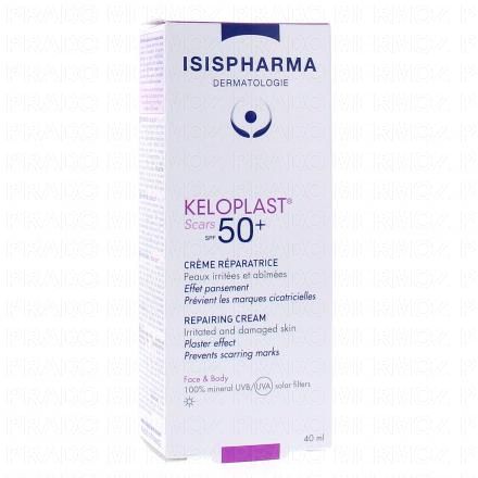 ISISPHARMA Keloplast scars SPF50+ - Cr&egrave;me r&eacute;paratrice effet pansement 40ml