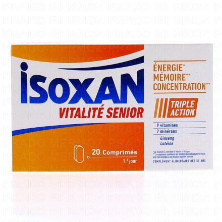 ISOXAN Vitalit&eacute; s&eacute;nior x20 comprim&eacute;s