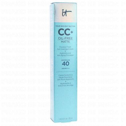 IT COSMETICS CC+ Oil free matte SPF40 Tube 40ml