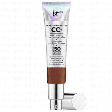 IT COSMETICS Your Skin But Better CC+ Cream SPF 50+ CC Cr&egrave;me Correctrice Haute Couvrance "Deep"
