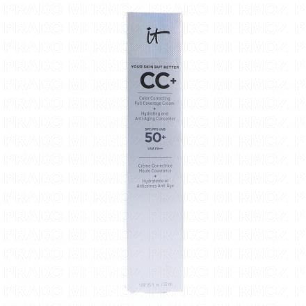 IT COSMETICS Your Skin But Better CC+ Cream SPF 50+ CC Cr&egrave;me Correctrice Haute Couvrance "Medium" (32ml)