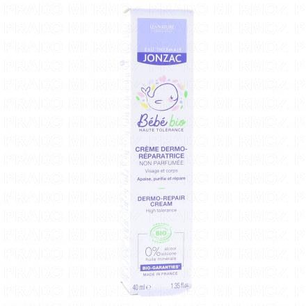 JONZAC Cr&egrave;me dermo-r&eacute;paratrice b&eacute;b&eacute; tube 40ml
