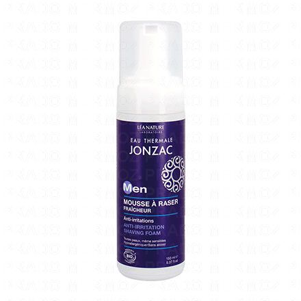 JONZAC Men mousse &agrave; raser fra&icirc;cheur bio flacon 150ml
