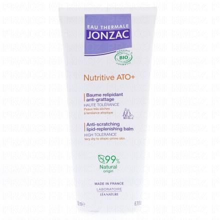 JONZAC Nutritive ATO+ - Baume relipidant anti-grattage Bio (200ml)