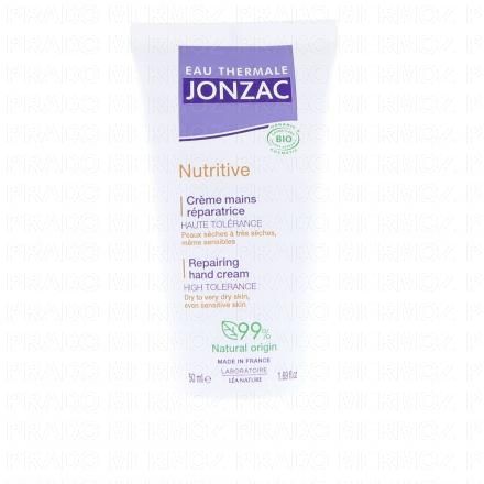 JONZAC Nutritive Cr&egrave;me main effet protecteur seconde peau bio tube 50ml