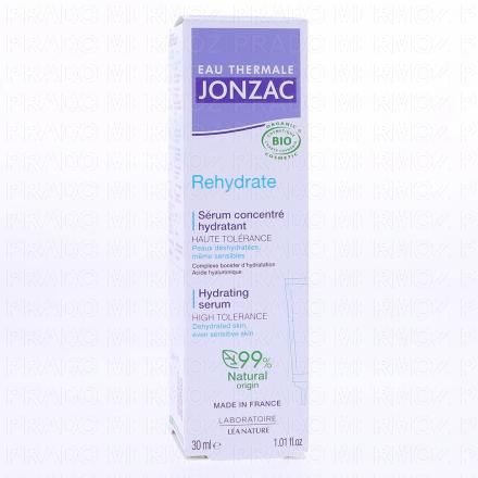 JONZAC Rehydrate S&eacute;rum concentr&eacute; hydratant bio tube 30ml