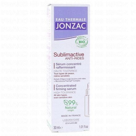 JONZAC Sublimactive Anti-Rides Sérum concentré raffermissant 30ml