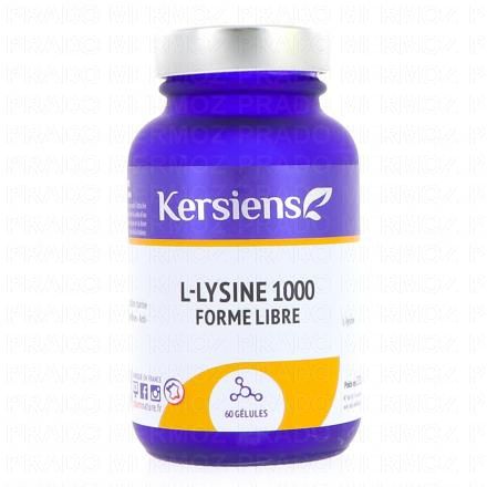 KERSIENS L-Lysine 1000 forme libre 60 g&eacute;lules