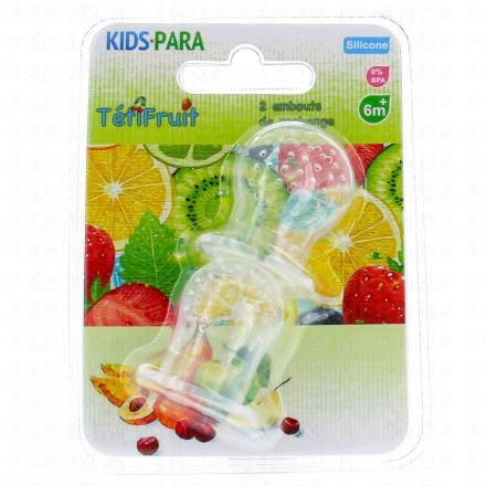 KIDS PARA lot de 2 tétines Tétifruit