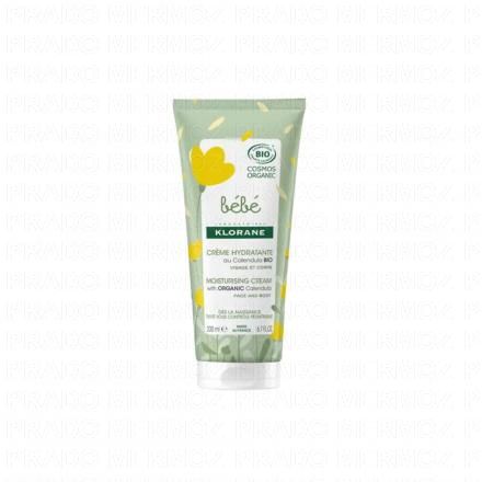 KLORANE Bébé Crème Hydrante Bio 200ml