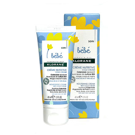 KLORANE B&eacute;b&eacute; nutrition cr&egrave;me au cold cream (tube 40ml)
