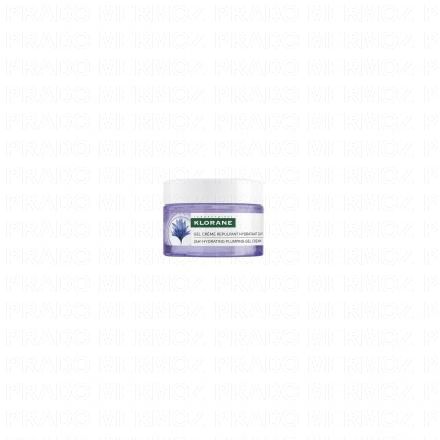 KLORANE Bleuet Bio - Gel cr&egrave;me hydratant repulpant 24h 50ml