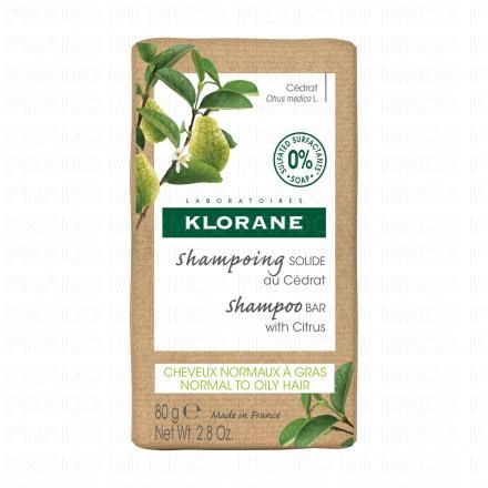 KLORANE C&eacute;drat - Shampooing solide 80gr