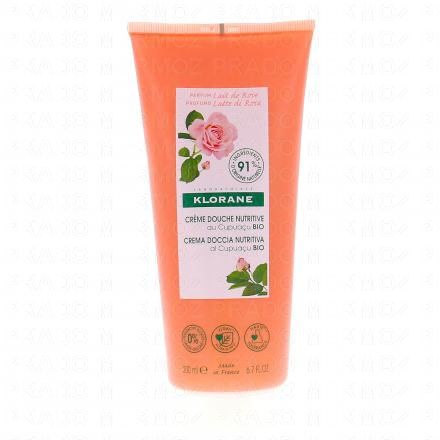 KLORANE Cr&egrave;me de Douche Lait de Rose tube 200ml