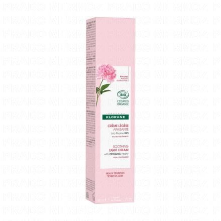 KLORANE Cr&egrave;me l&eacute;g&egrave;re apaisante &agrave; la pivoine Bio 40ml