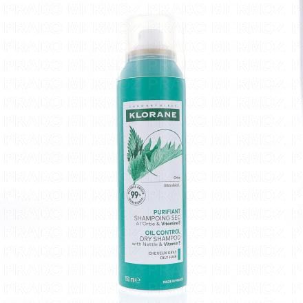 KLORANE Ortie bio - Shampooing sec s&eacute;bor&eacute;gulateur spray (150ml)
