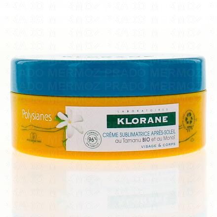 KLORANE Mono&iuml; - Cr&egrave;me sublimatrice apr&egrave;s-soleil visage et corps pot 200ml
