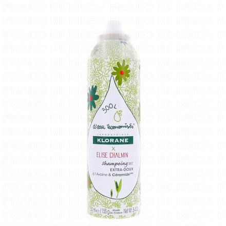 KLORANE Shampooing Sec Extra-Doux &agrave; l'avoine & C&eacute;ramide (205ml)