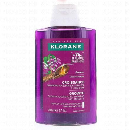 KLORANE Shampooing Quinine Croissance des Cheveux (200ml)