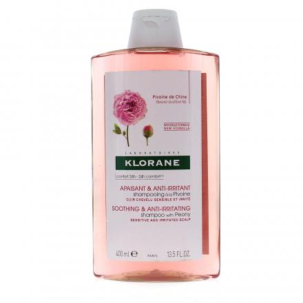 KLORANE Pivoine - Shampooing Apaisant et Anti-irritant Flacon 400mL