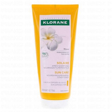 KLORANE Solaire - Après shampooing Monoï Nourrissant et réparateur 200ml