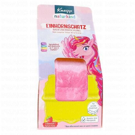 KNEIPP Nature Kids - Bombe de Bain surprise (tr&eacute;sor de la licorne fraise)