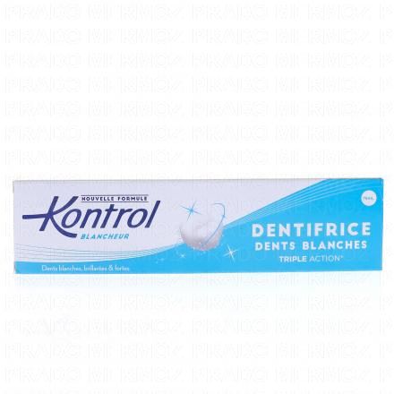 KONTROL Dentifrice Dents Blanches 75 ml