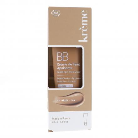 KREME BB Cr&egrave;me de Teint Apaisante 03 H&acirc;l&eacute;e 40ml