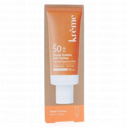 KREME Fluide Solaire Anti-tâches SPF50 40ml