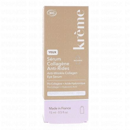 KREME S&eacute;rum Yeux Collag&egrave;ne Anti-Rides 15ml (recharge)