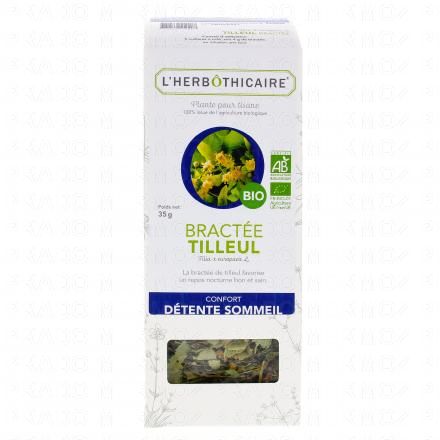 L'HERB&Ocirc;THICAIRE Bract&eacute;e Tilleul Bio Plante pour tisane 35g