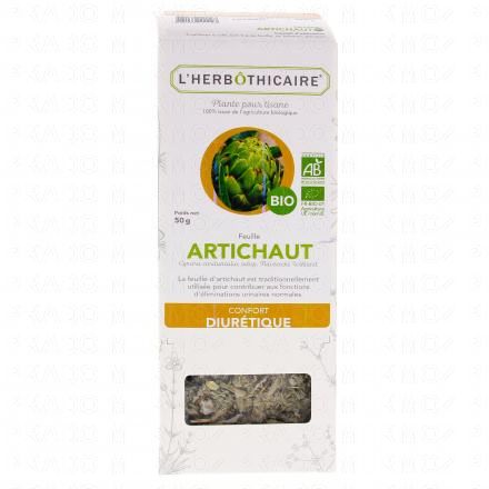 L'HERB&Ocirc;THICAIRE Feuille Artichaut Bio Plante pour tisane 50g
