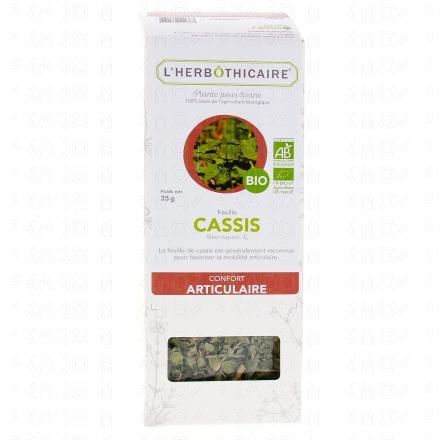 L'HERB&Ocirc;THICAIRE Feuille Cassis Bio Plante pour tisane 35g