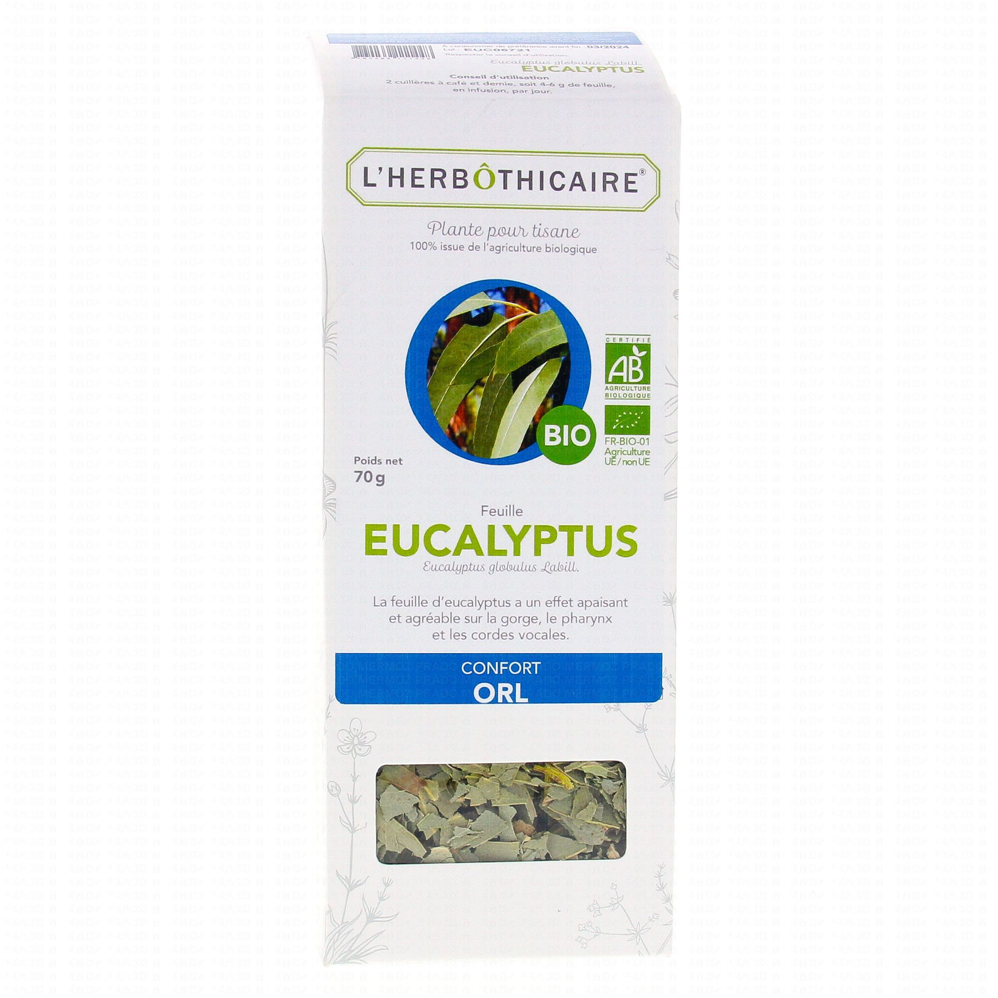 Eucalyptus - Feuilles entières - Calliste Herboristerie