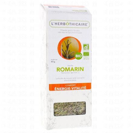 L'HERB&Ocirc;THICAIRE Feuille Romarin Bio Plante pour tisane 80g