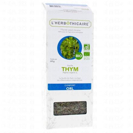 L'HERB&Ocirc;THICAIRE Feuille Thym Bio Plante pour tisane 60g