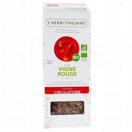 L'HERB&Ocirc;THICAIRE Feuille Vigne Rouge Bio Plante pour tisane 60g