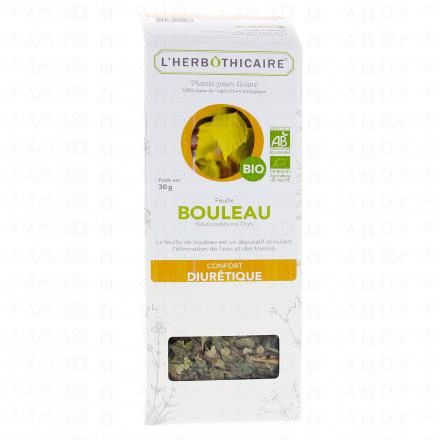 L'HERB&Ocirc;THICAIRE Feuilles de Bouleau Bio Plante pour tisane 30g