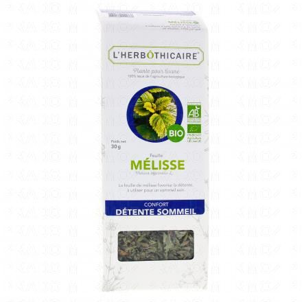 L'HERB&Ocirc;THICAIRE Feuilles de M&eacute;lisse Bio Plante pour tisane 30g