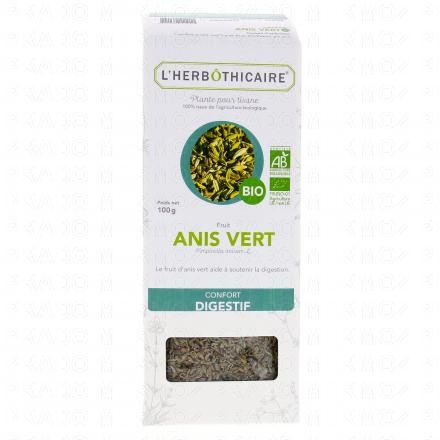 L'HERB&Ocirc;THICAIRE Fruit Anis Verte Bio Plante pour tisane 100g