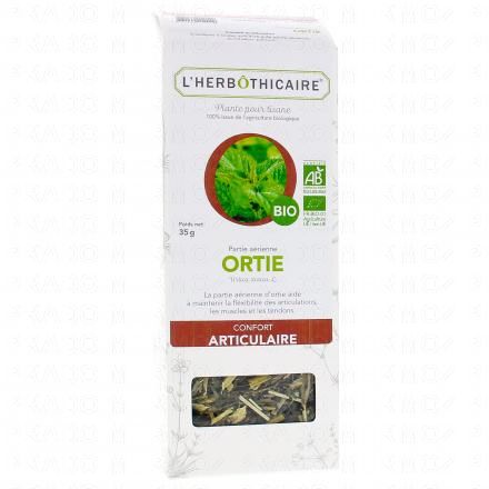 L'HERB&Ocirc;THICAIRE Partie a&eacute;rienne Ortie Bio Plante pour tisane 35g