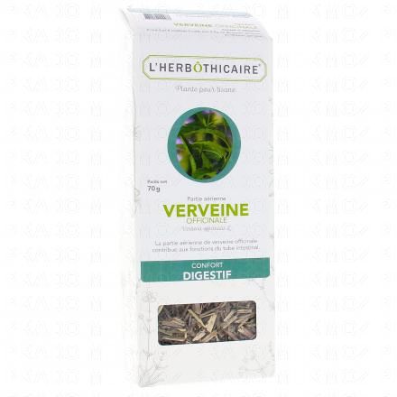 L'HERB&Ocirc;THICAIRE Partie a&eacute;rienne Verveine Officinale Plante pour tisane 70g