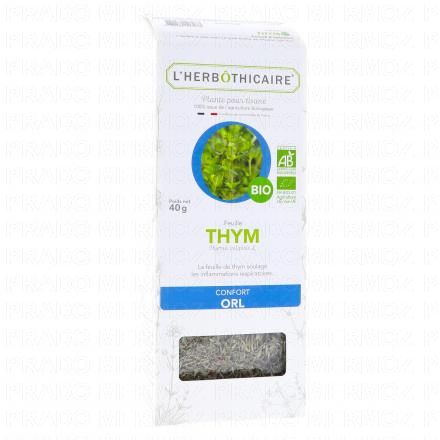 L'HERBOTHICAIRE Tisane Thym Bio plante pour tisane 40g