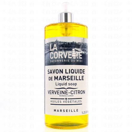 LA CORVETTE Savon liquide de Marseille Verveine-Citron (1l)
